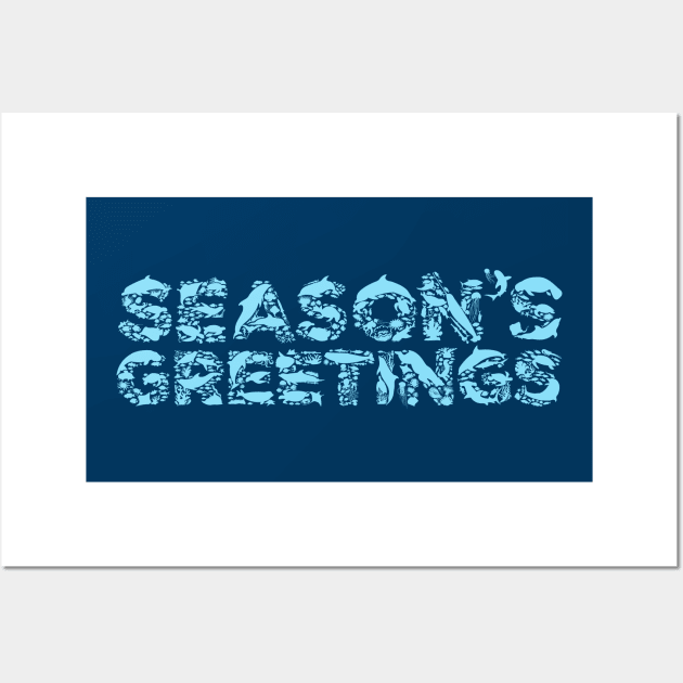 SEAson's Greetings Wall Art by Peppermint Narwhal